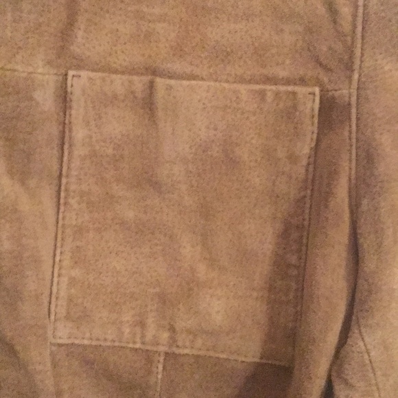 Brown Suede Jacket (size M) Like New! - Picture 6 of 11